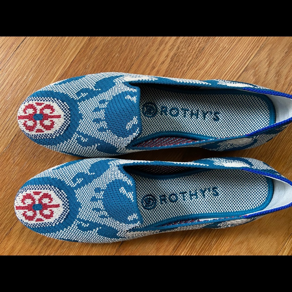 Rothy’s Moroccan Teal Loafers